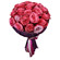 bouquet of 25 pink roses. Dnipro